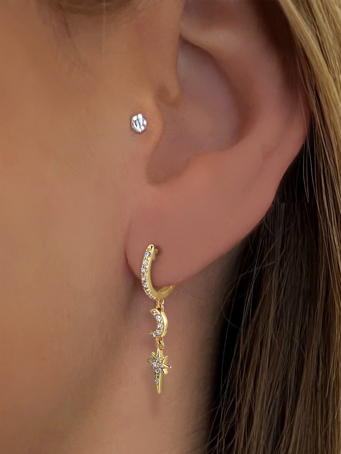 Boucle d'oreille individuelle Les Favorites