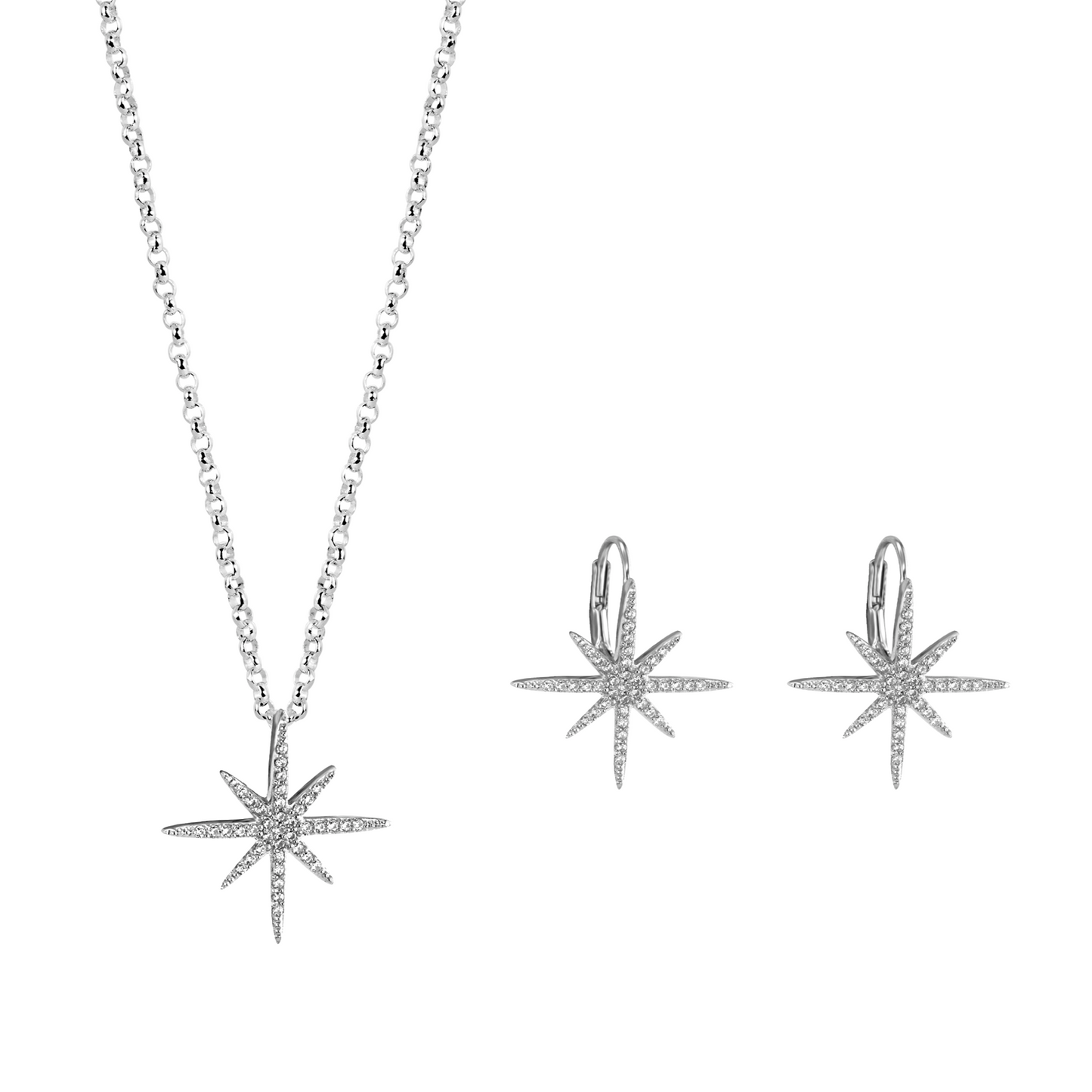 Les Favorites necklace and earrings set