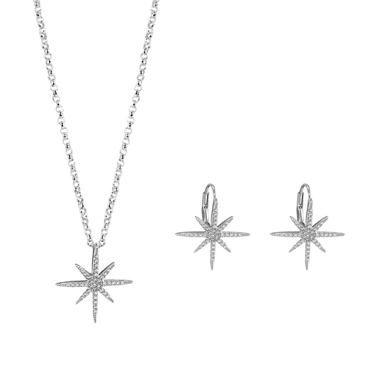 Les Favorites necklace and earrings set