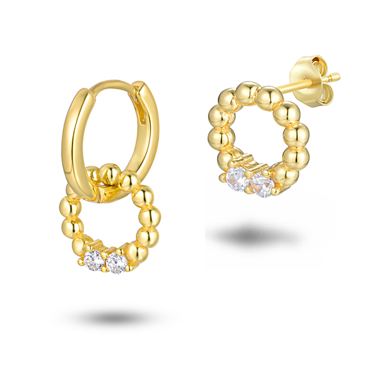 Composition of Les Favorites earrings