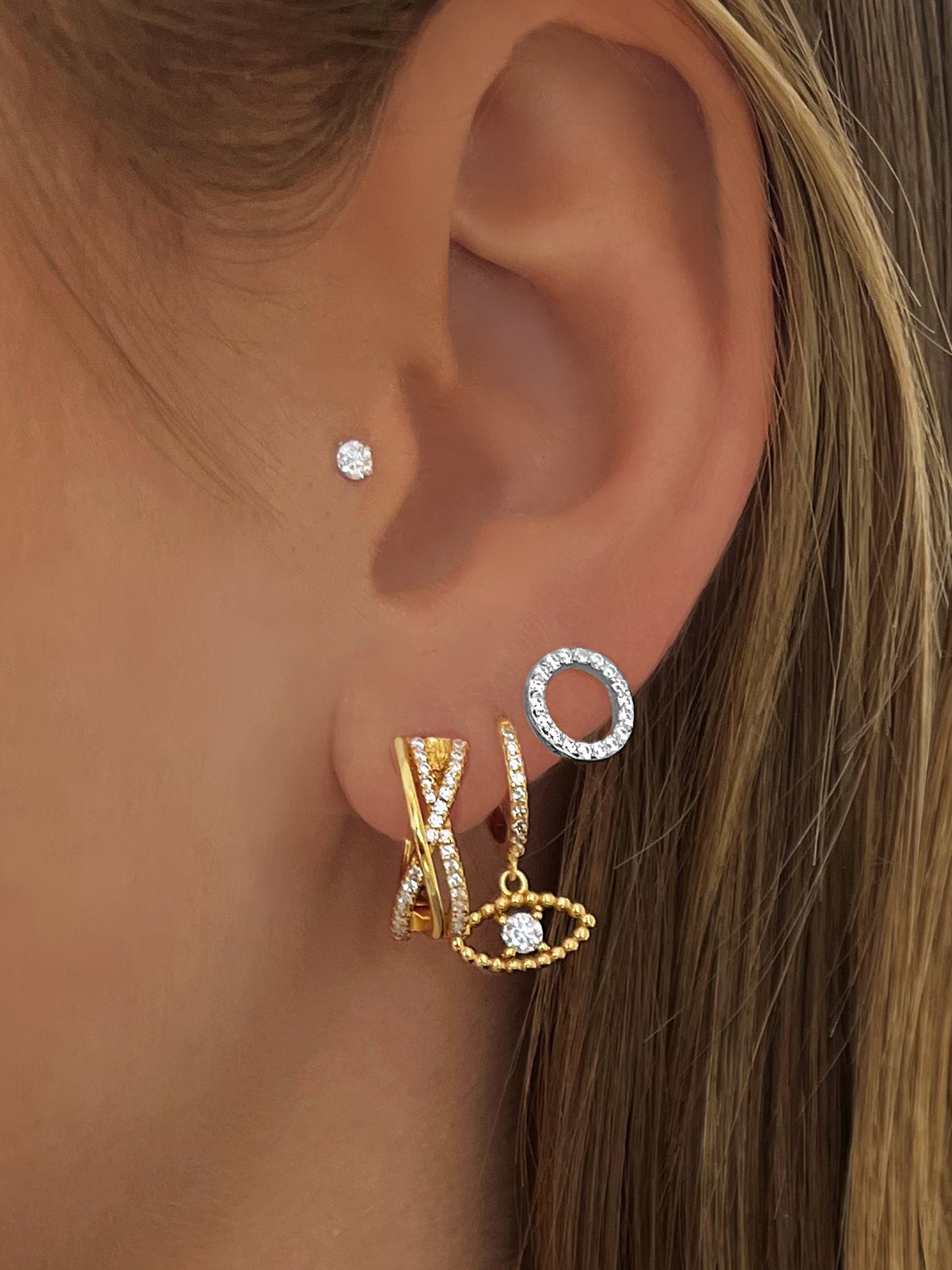 Boucle d'oreille individuelle Les Favorites