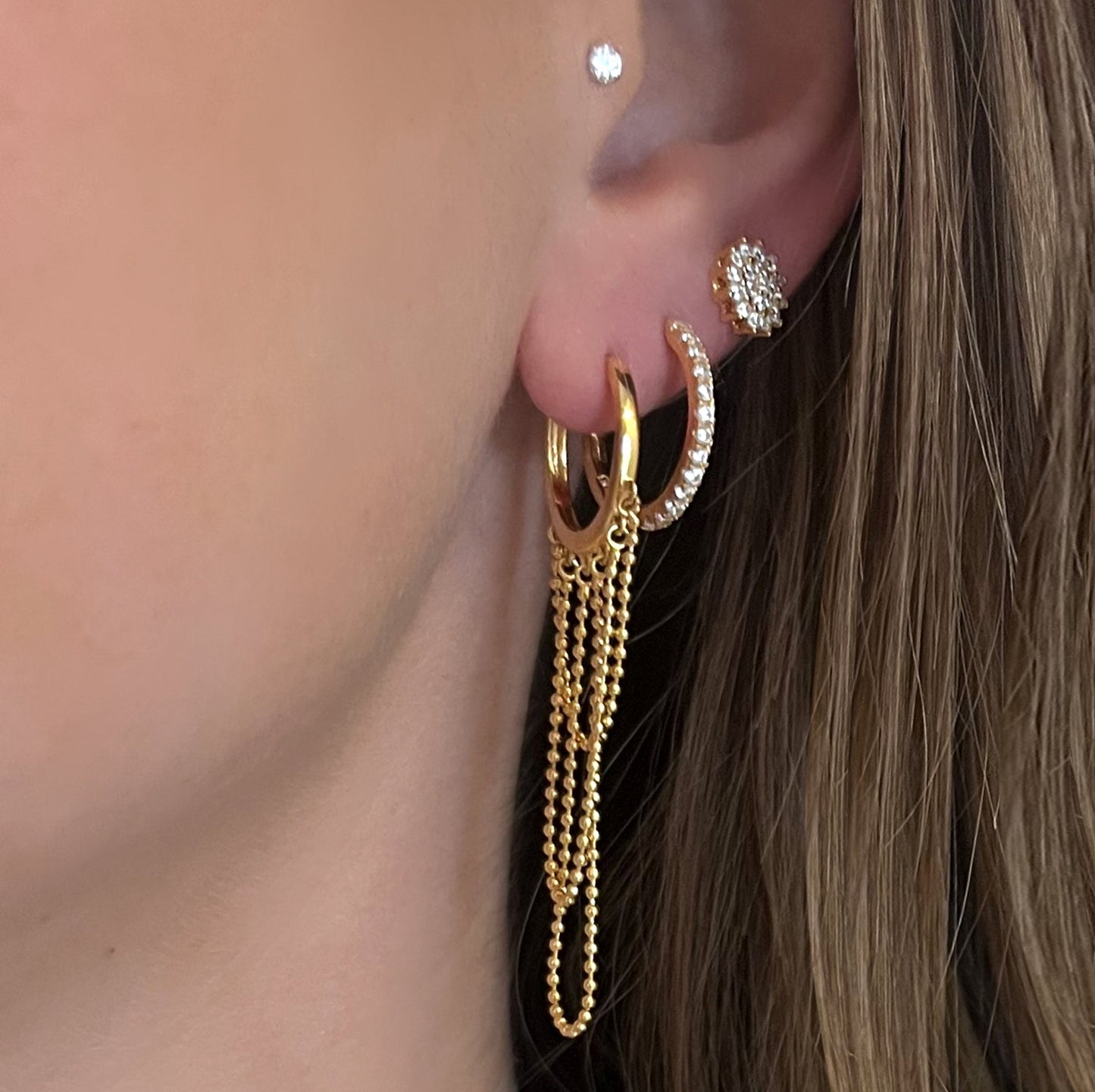 Boucle d'oreille individuelle Les Favorites