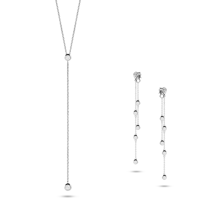 Les Favorites necklace and earrings set